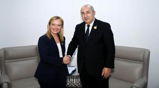 Visite de Giorgia Meloni en Algérie : 28 Mds M3 de gaz dès 2024 et diversification des échanges