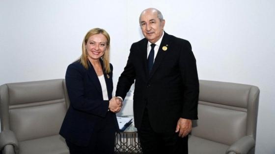 Visite de Giorgia Meloni en Algérie : 28 Mds M3 de gaz dès 2024 et diversification des échanges