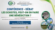 Conférence du Club Energy : Les Schistes, peut-on en faire une bénédiction